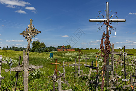 欧洲立陶宛著名旅游景点十字架山图片