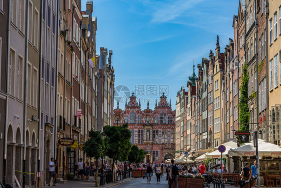 波兰旅游城市格但斯克城市风光图片