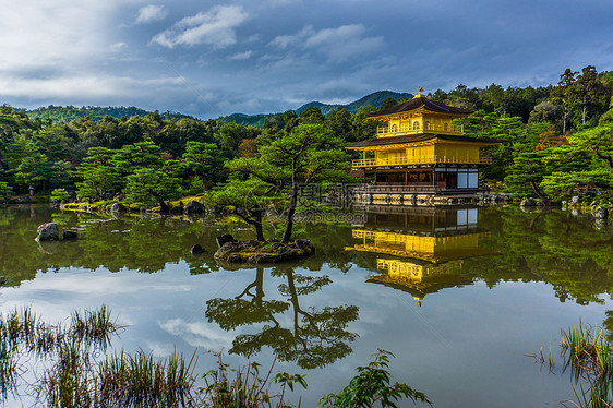 日本京都金阁寺图片