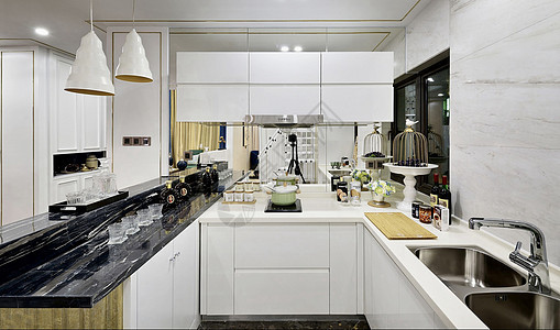 现代厨房图片