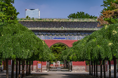 日坛公园的古建筑图片