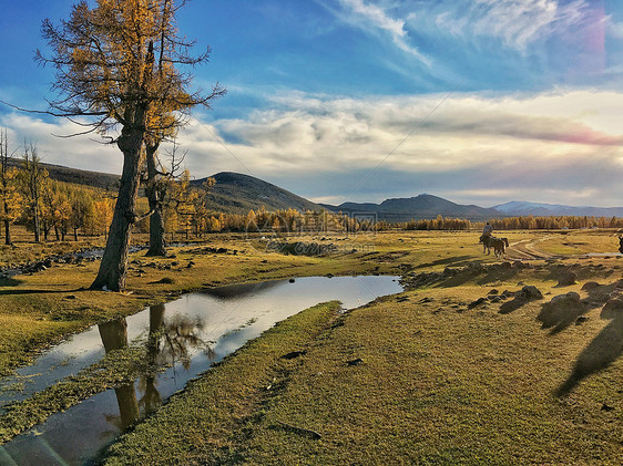 内蒙古大草原秋天风光图片