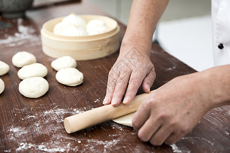 中餐点心师背景图片