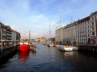 丹麦哥本哈根街景新港图片