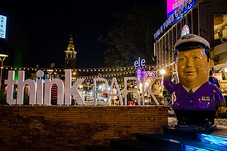 清迈夜市旅游高清图片素材