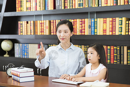 在线教育科技老师和学生智能学习背景