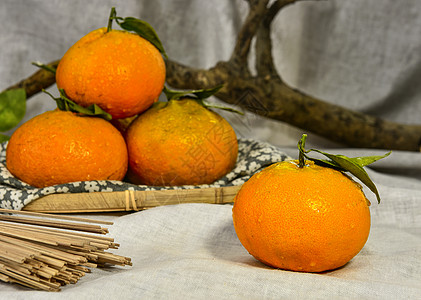 橘子食材红水果高清图片