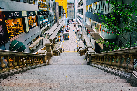 香港都爹利街煤气灯街图片