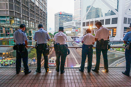 香港警察背景图片