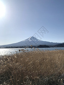 日本景点东京富士山背景