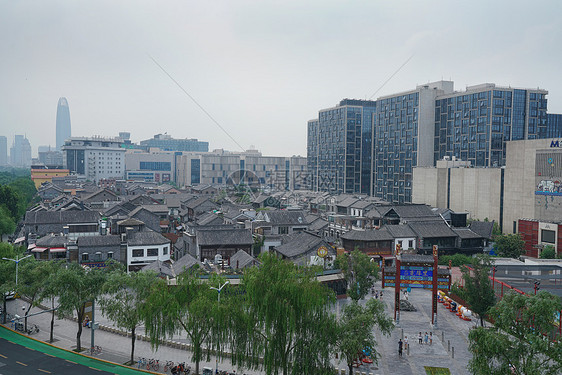 济南地标宽厚里老街图片