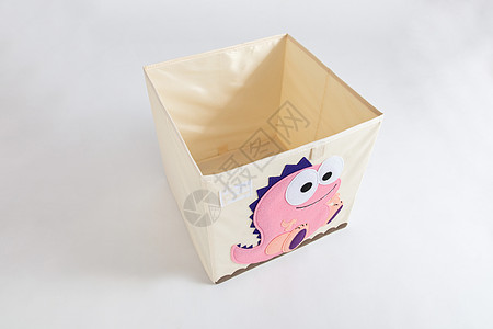 卡通鳄鱼收纳盒背景图片