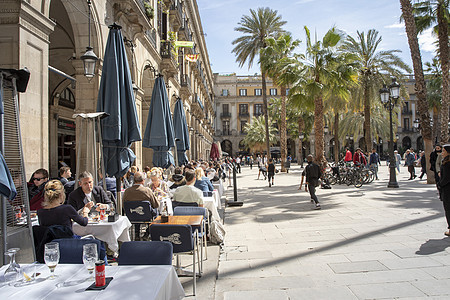 巴塞罗那街景图片
