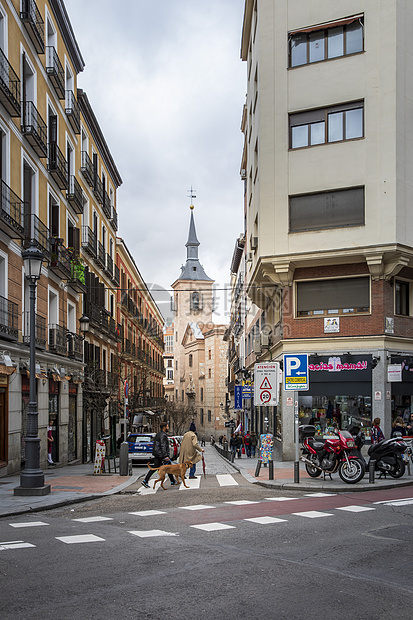 西班牙马德里街景图片