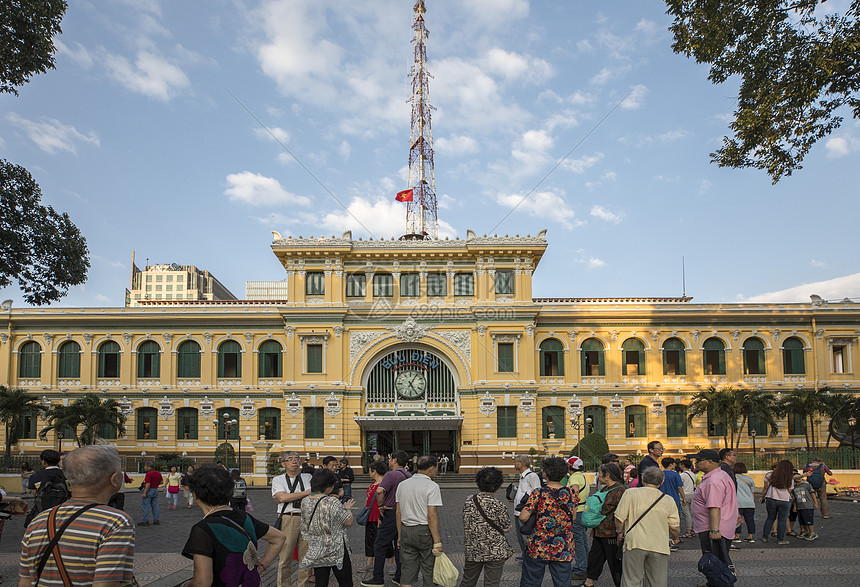 越南胡志明市中央邮局图片