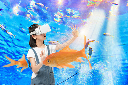 VR虚拟体验海底世界图片