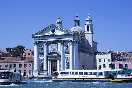 威尼斯建筑威尼斯沿岸背景