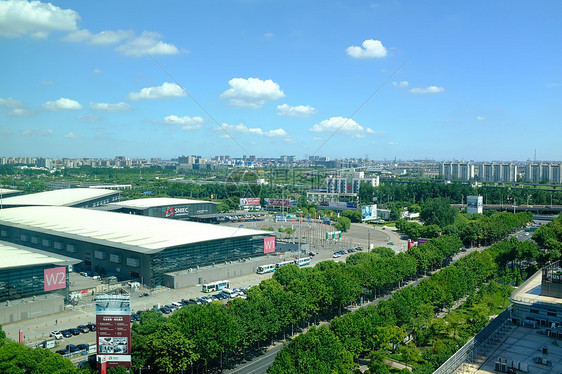俯瞰上海新国际展览中心图片