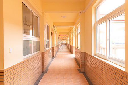 学校楼道背景图片