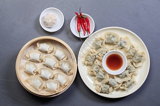 中式点心水饺图片