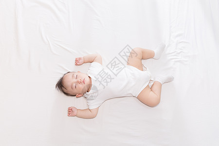 熟睡的婴儿背景图片