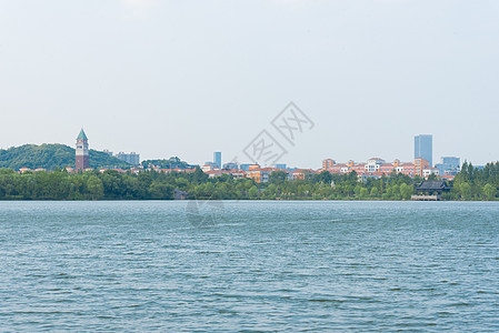 杭州湘湖风光背景图片