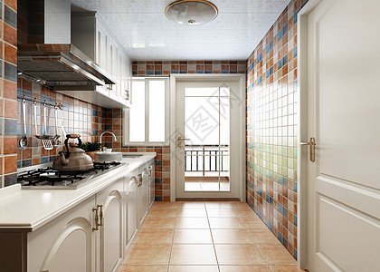 现代厨房效果图图片