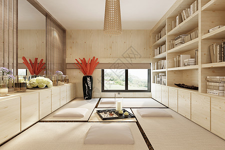 中式风格卧室中式榻榻米设计图片