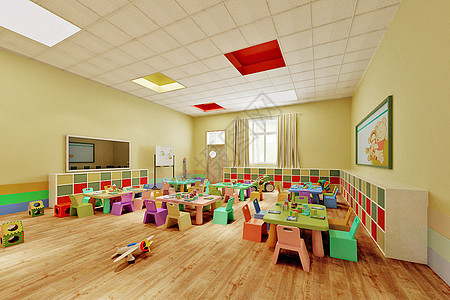 幼儿园教室背景图片