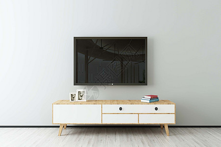 现代电视机柜组合背景图片