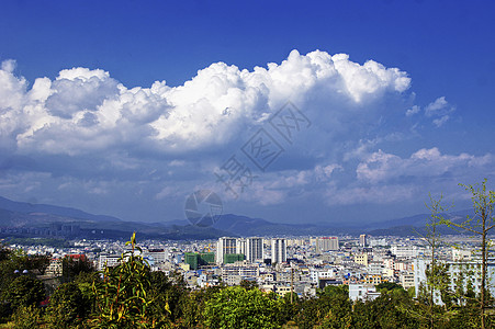 云南腾冲市全景高清图片