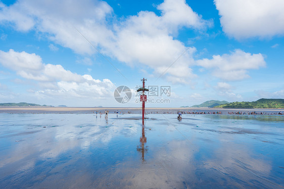 夏日海滨风光图片