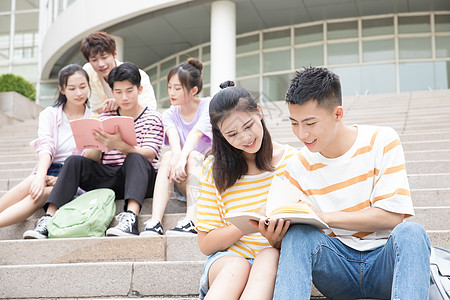 大学生校园学习生活背景图片