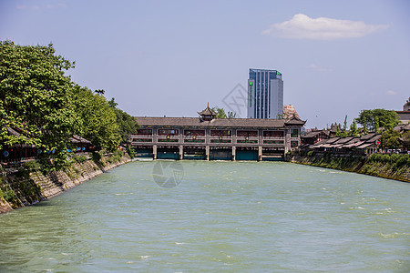 都江堰岷江图片