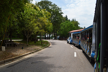 福建武夷山景区小火车图片