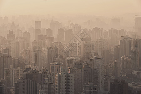 上海雾霾图片