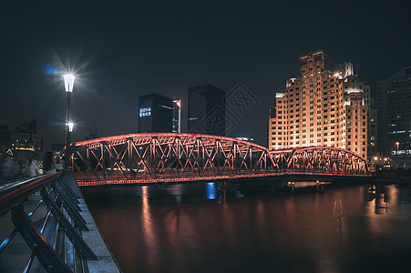 外白渡桥夜色图片