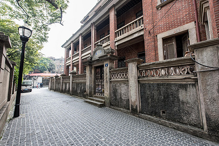 国家保护建筑厦门鼓浪屿许家园背景