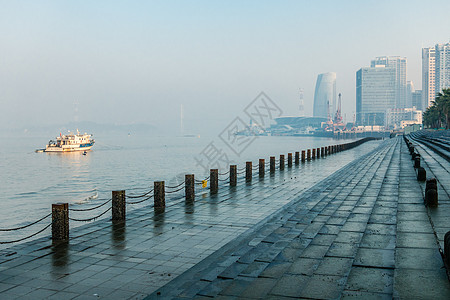 厦门海湾公园背景