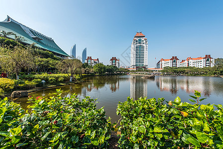 厦门大学芙蓉湖图片