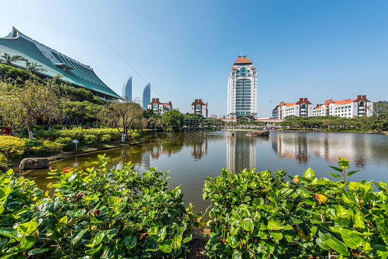 厦门大学芙蓉湖图片