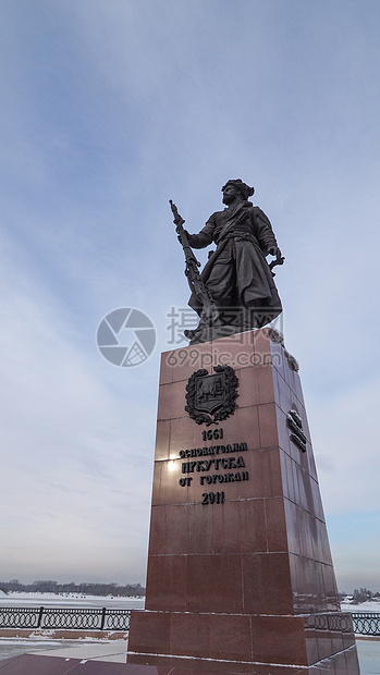 俄罗斯伊尔库茨克建立者纪念碑图片
