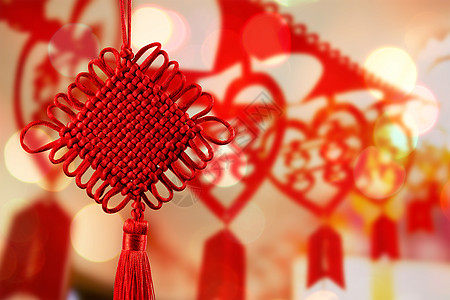 中国结传统婚礼高清图片