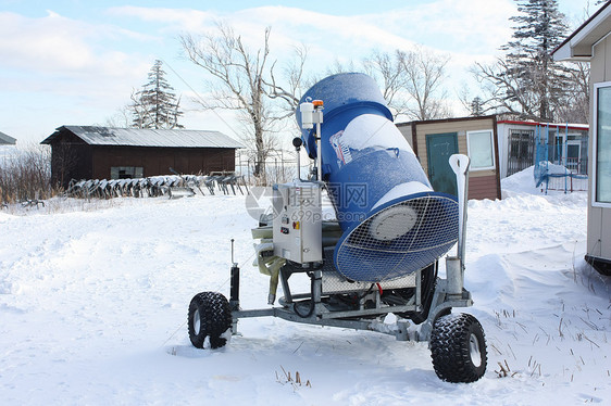 长白山的吹雪机图片