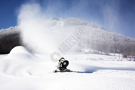 长白山的吹雪机图片