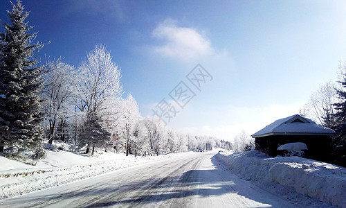 长白山雪景旅游高清图片素材