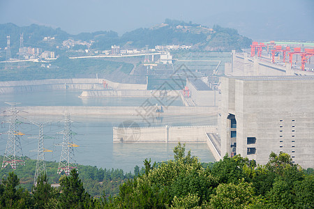 湖北宜昌三峡大坝5A景区高清图片素材