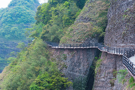 江西赣州南武当山登山步道背景图片