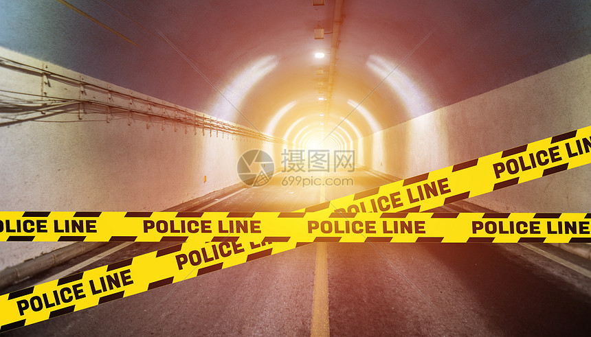 黄色警戒线图片素材 正版创意图片 摄图网