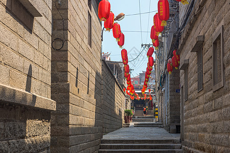 福建石狮永宁古镇背景图片